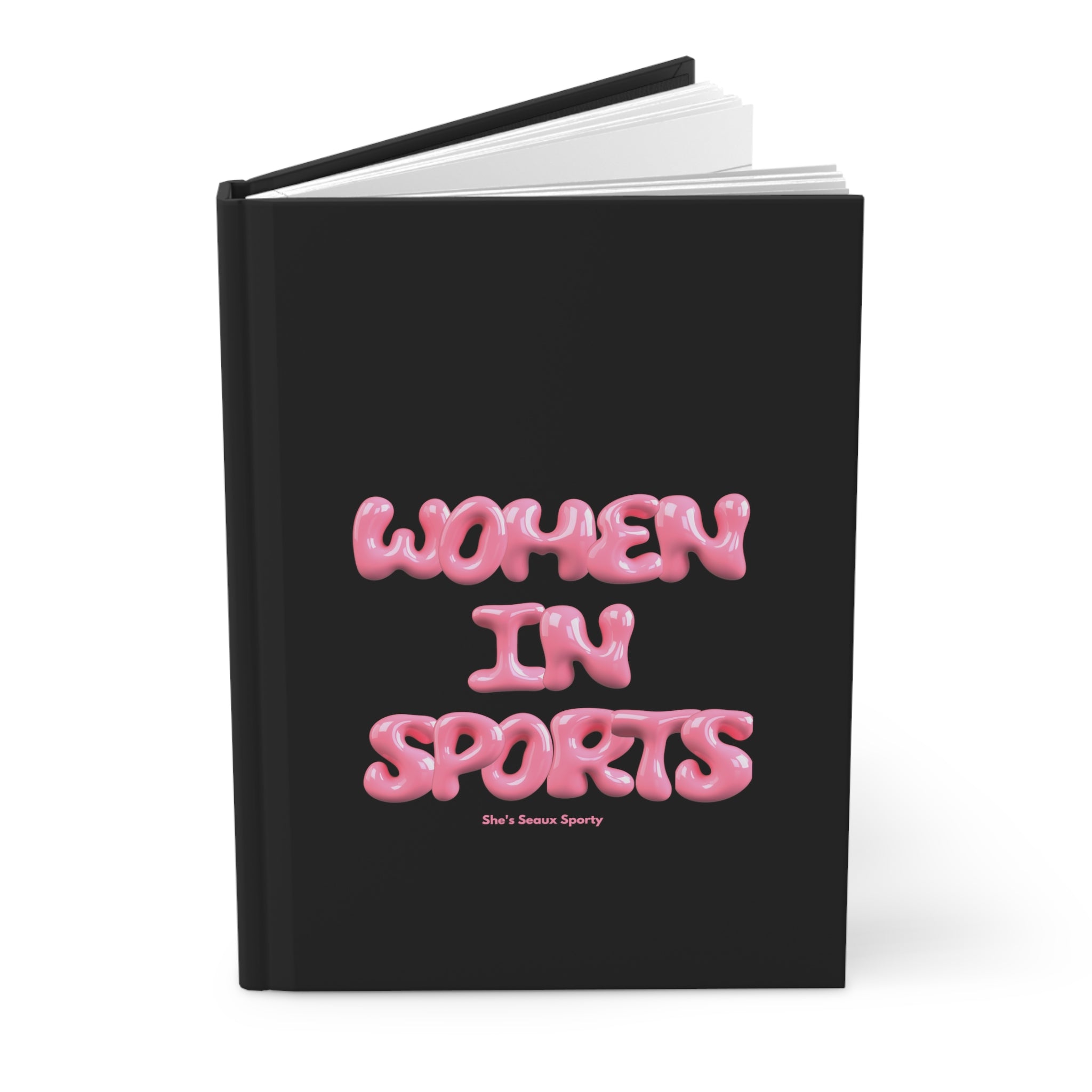 Women In Sports Hard Cover Black Journal