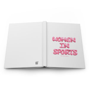 Women In Sports Hardcover White Journal