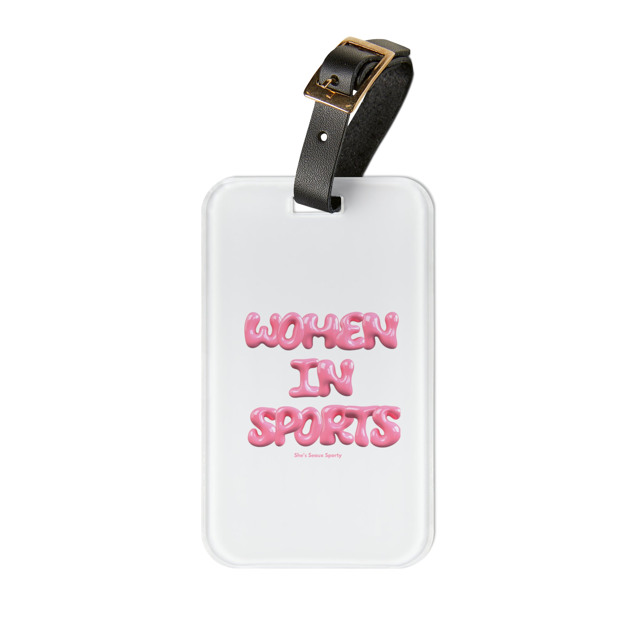 Women In Sports Luggage Tag
