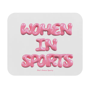White Women In Sports Mouse Pad