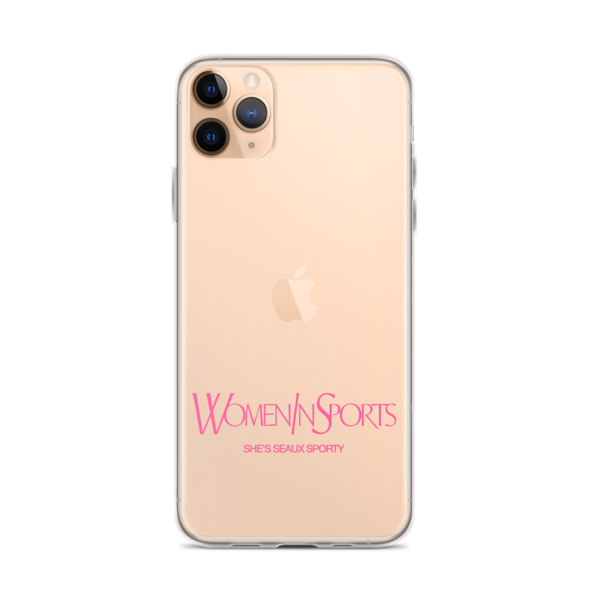 Women In Sports iPhone Case | Pink Logo