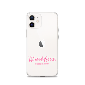 Women In Sports iPhone Case | Pink Logo