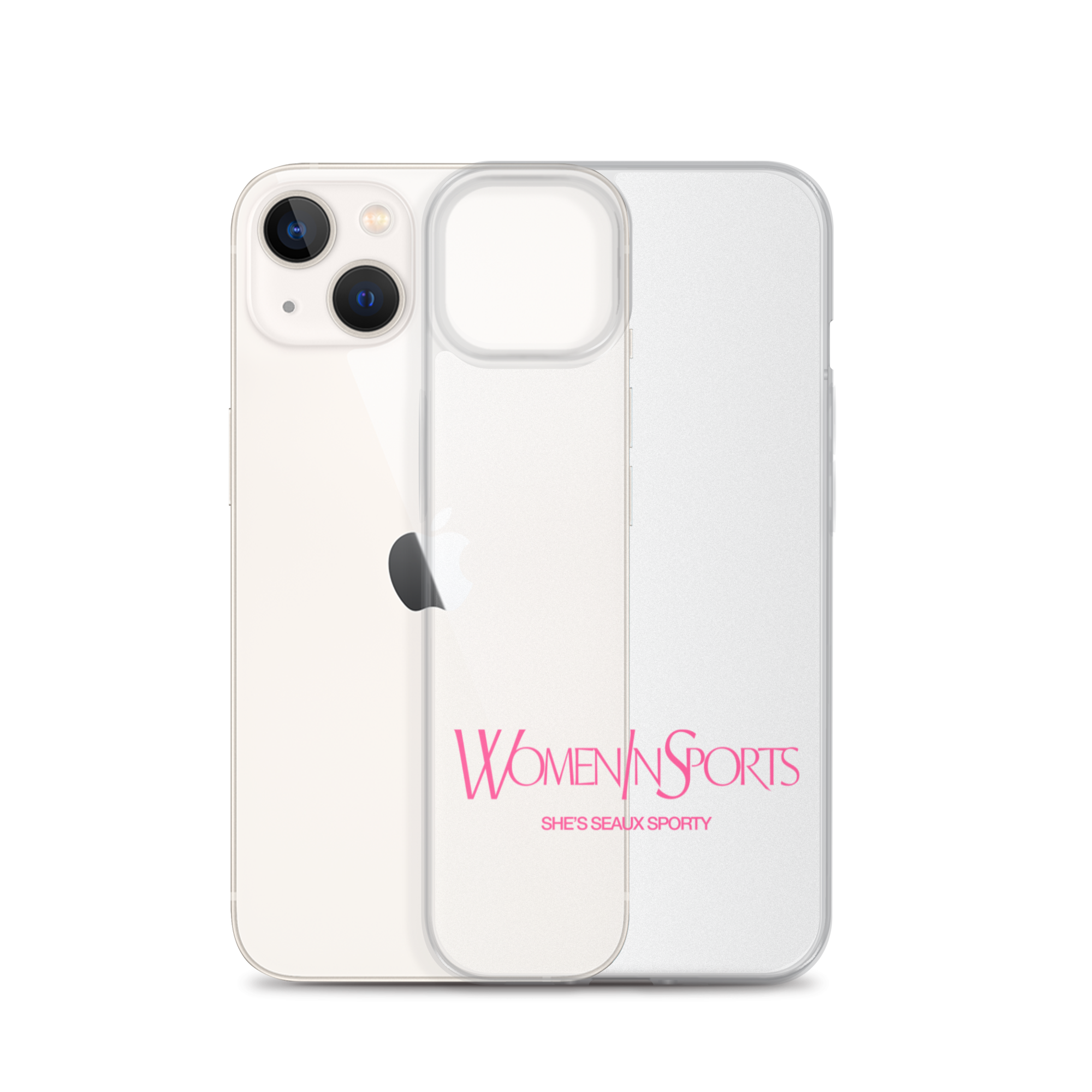 Women In Sports iPhone Case | Pink Logo