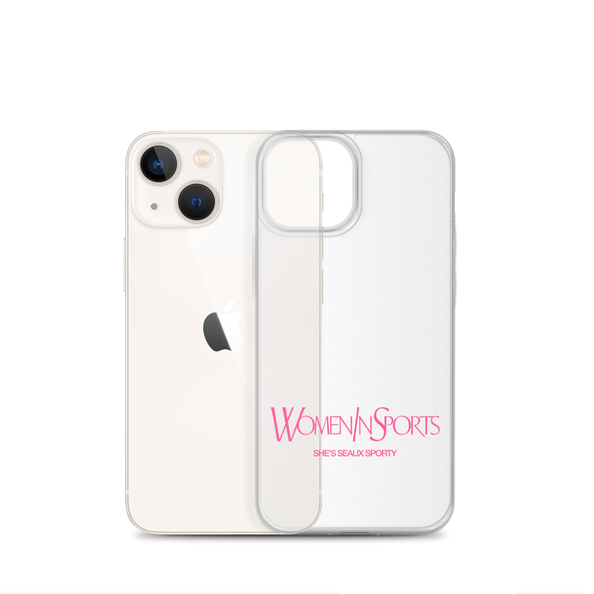 Women In Sports iPhone Case | Pink Logo