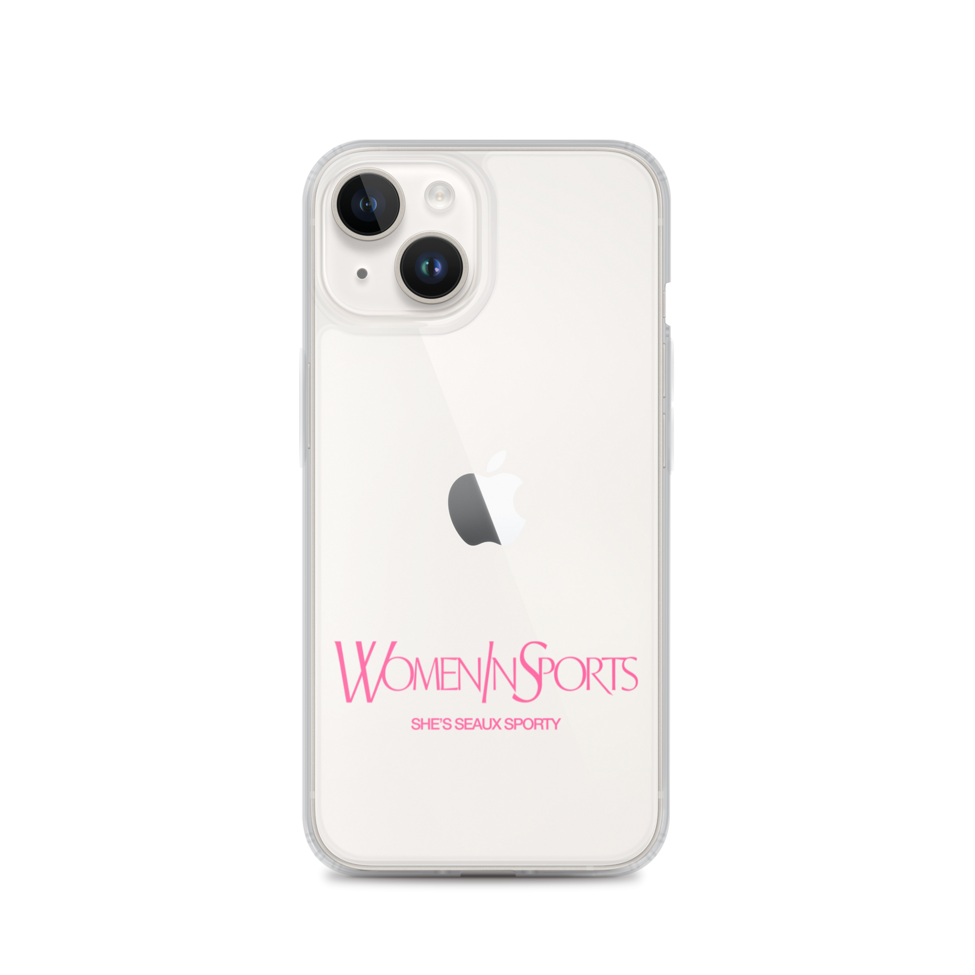 Women In Sports iPhone Case | Pink Logo