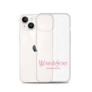 Women In Sports iPhone Case | Pink Logo