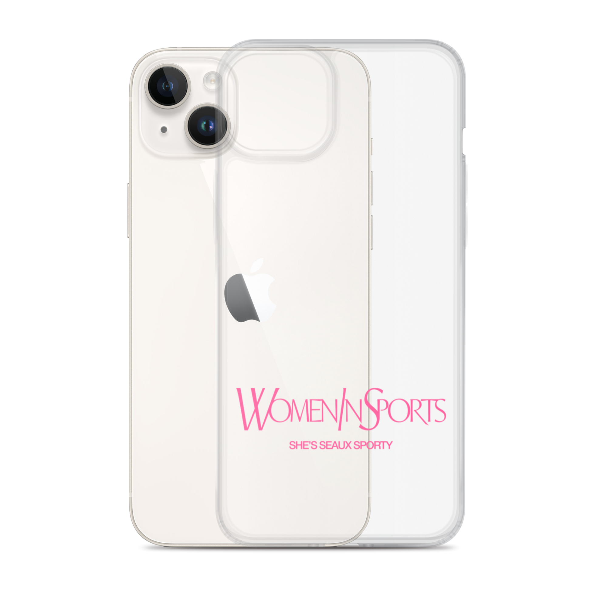 Women In Sports iPhone Case | Pink Logo