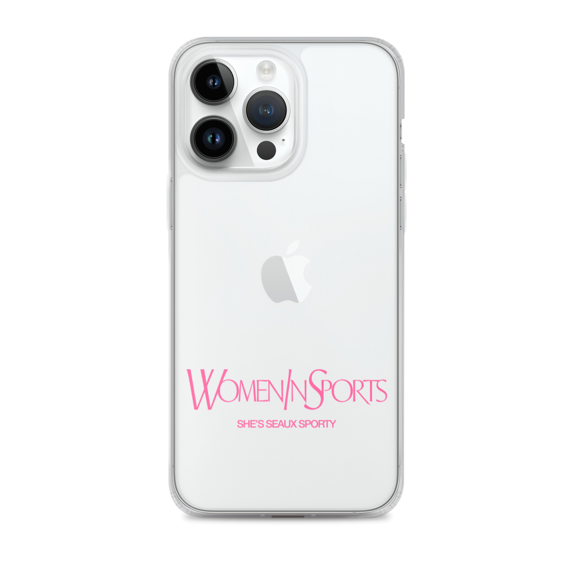 Women In Sports iPhone Case | Pink Logo