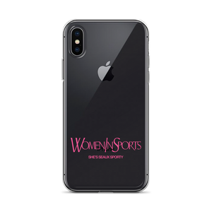 Women In Sports iPhone Case | Pink Logo