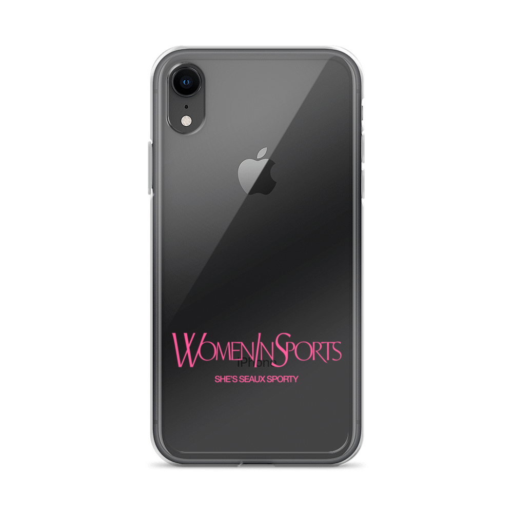 Women In Sports iPhone Case | Pink Logo