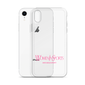 Women In Sports iPhone Case | Pink Logo