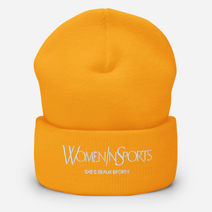Women in Sports Beanie | White Logo