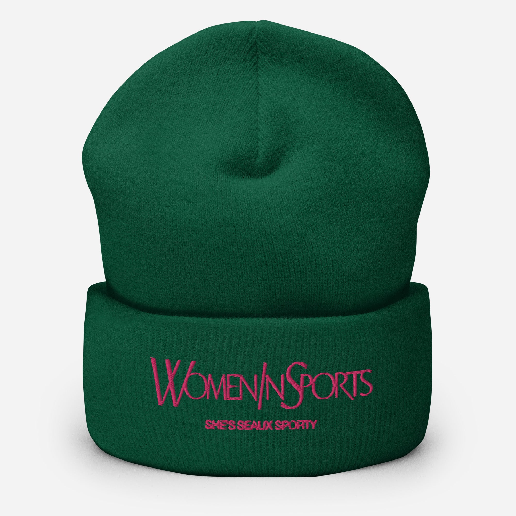 Women In Sports Beanie | Pink Logo