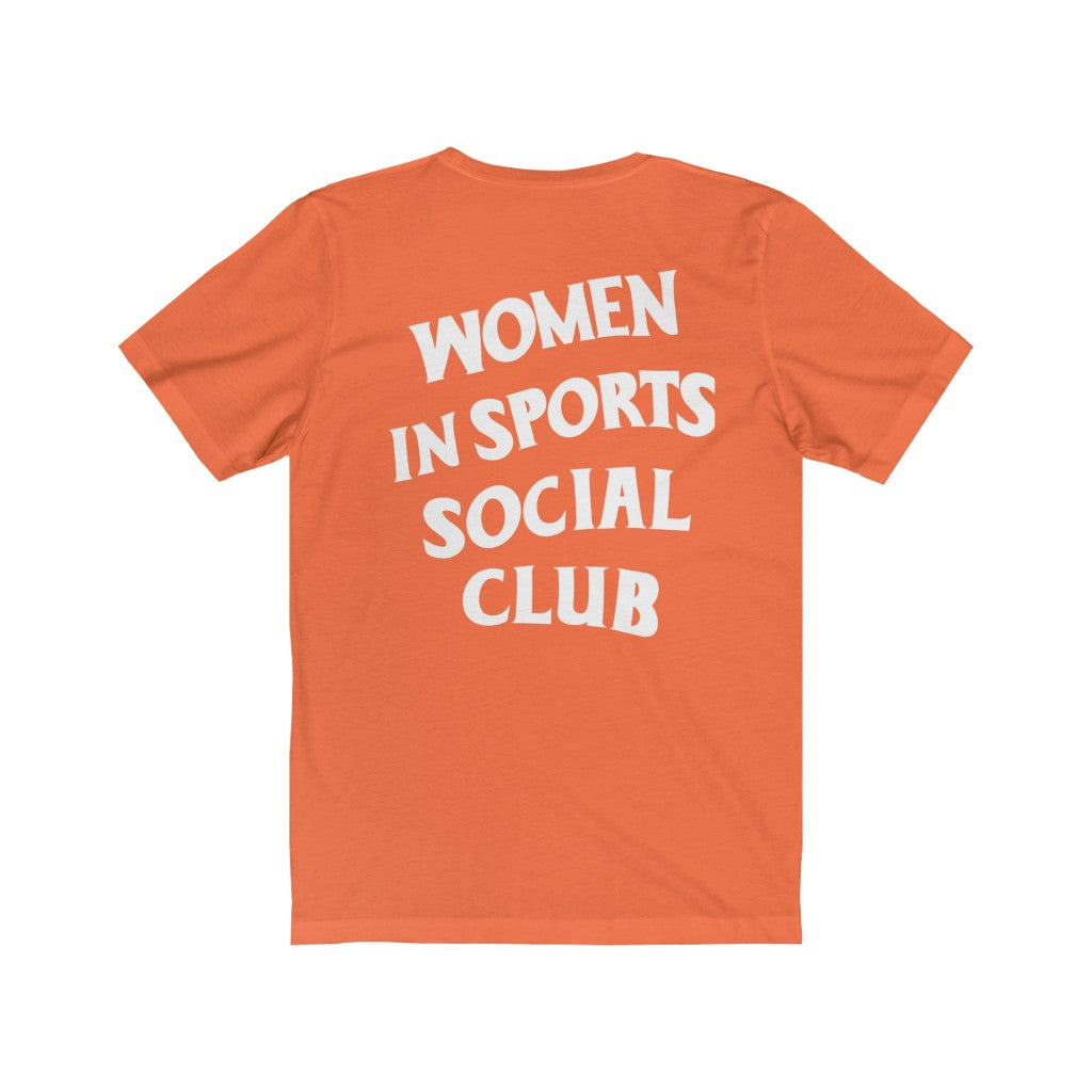 Women In Sports Social Club Tee
