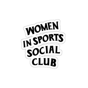 Women In Sports Social Club Sticker